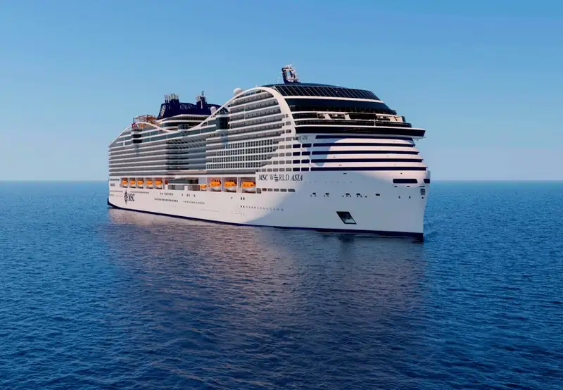 MSC World Asia cruise ship